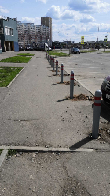 Установка ограждения на придомовой территории МКД № 10 в мкр. "Московский" г. Иваново